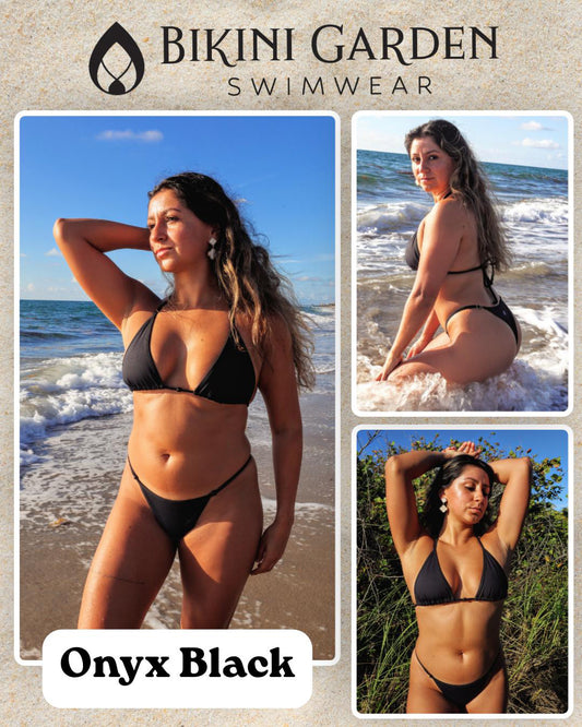 Signature String Bikini - onyx black