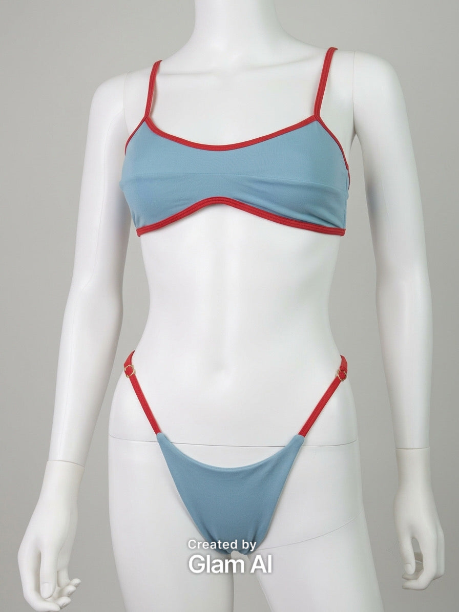 Blue Hibiscus bikini