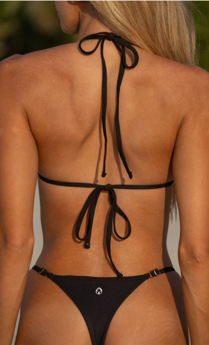 Signature String Bikini - onyx black
